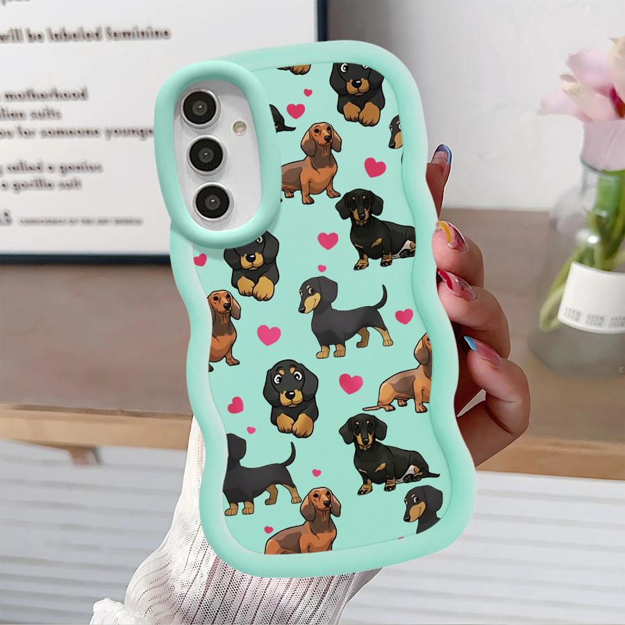 Case for Samsung Galaxy A15 A14 A21s A13 A16 A12 A11 A52 Soft Phone Cover A33 A53 A22 A05 A06 A23 A04 A03 Interesting Dachshunds