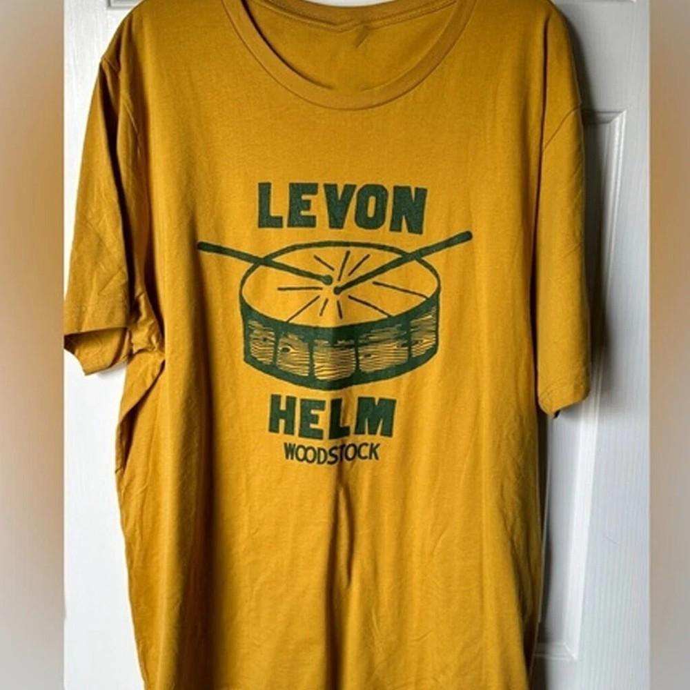 VTG Levon Helm yellow T-shirt short sleeve All sizes S to 45Xl Unisex T-Shirt XXXL