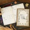 Mystical Journal For Divination Quickly Sketches Zones Light weight Spiritual Card Reading Journal