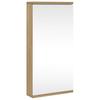 Corner Mirror Cabinet Oak Effect 30 x 24 x 60 cm
