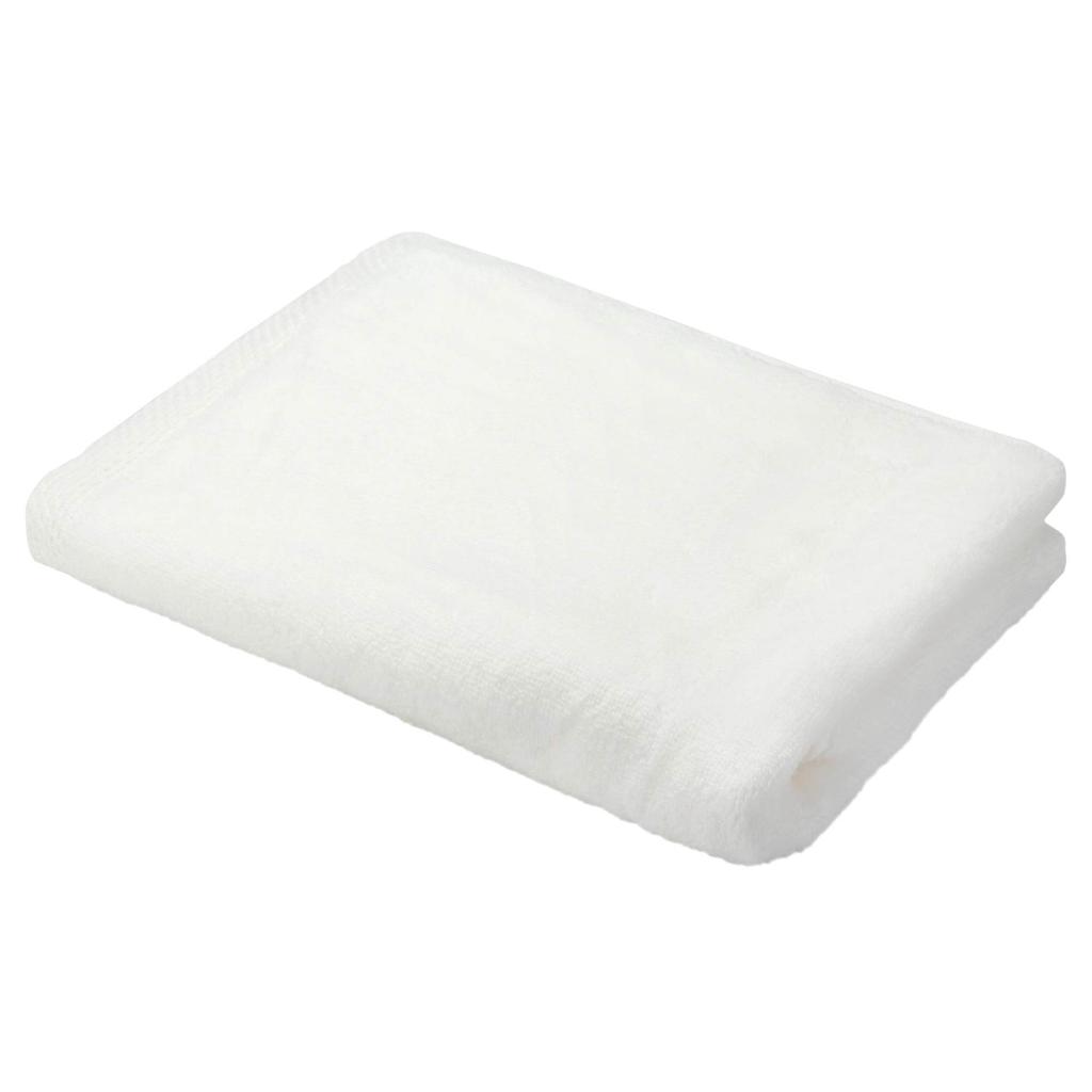 Nishikawa Imabari Bath Made in Enhanced Watairo TT19250600W Towel, 100% Cotton, Japan, Absorbency, Marowata, White,