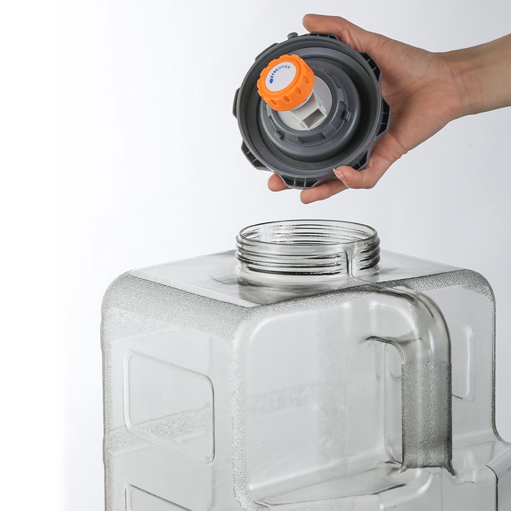 8L /12L /15L Camping Water Jug with Spigot Emergency Water Storage Portable Water Tank for Outdoor Hiking Camping Home Use