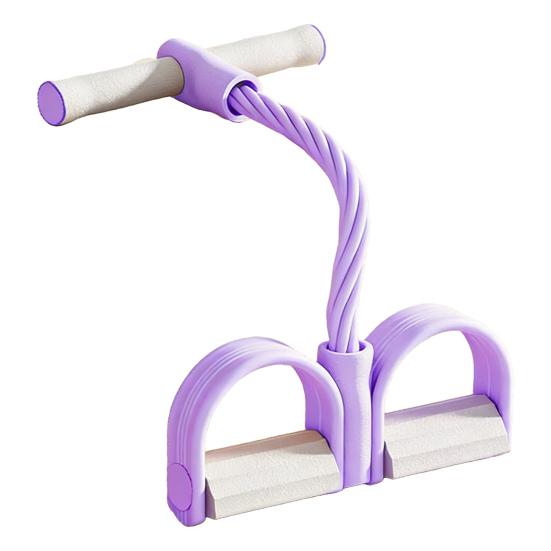 Pedal Resistance Band with Handle 4/6-Tube Pedal Ankle Puller Elastic Sit-up Pull Rope Men Women Yoga Pedal Workout Band Exercise Equipment