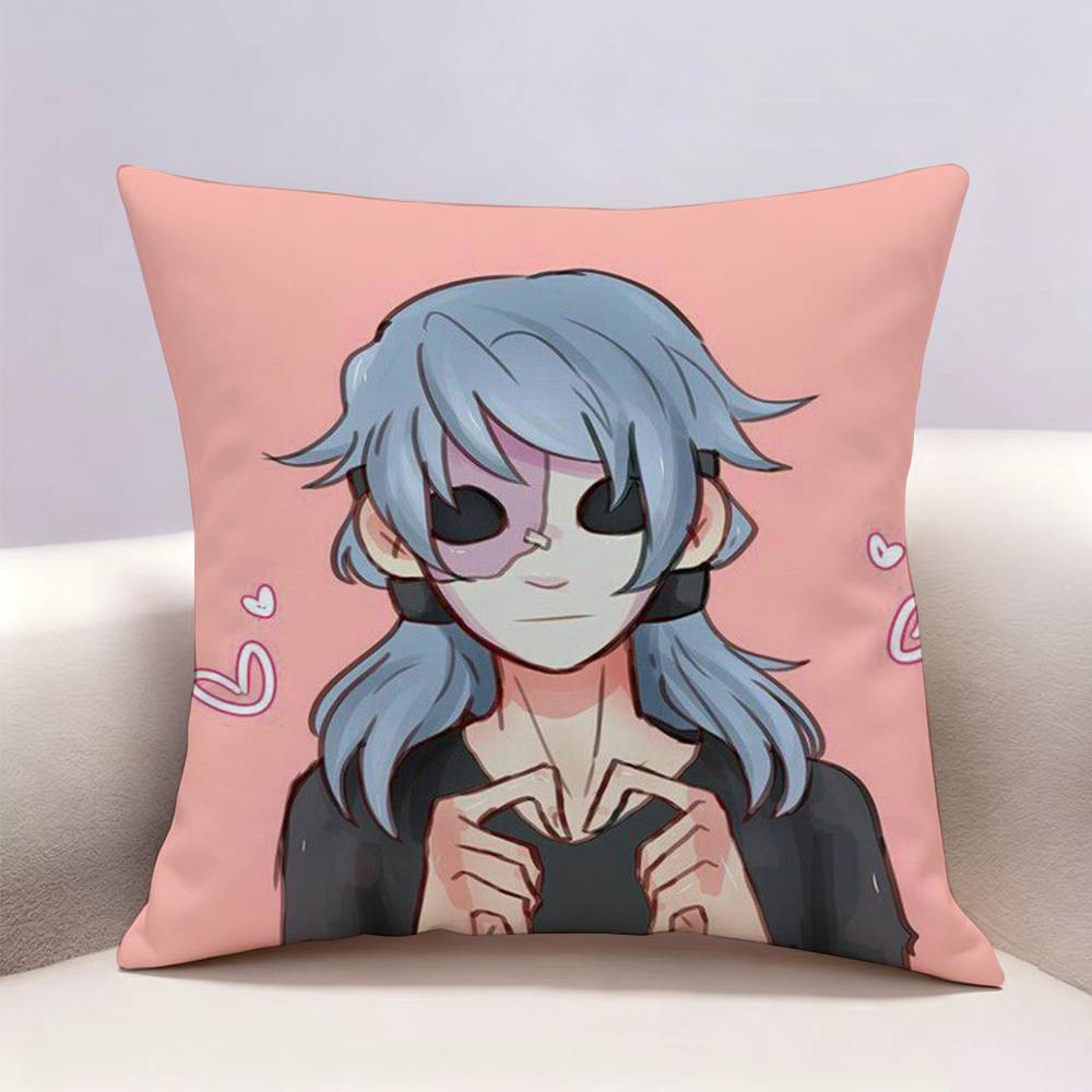 Horror Game SSally Face Doublesided Print Pillow Case Cushion Cover Throw Pillow Case For Car Sofa