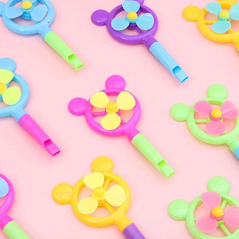 Whistle Windmill Toy With Split And Head For Kids Gift And Playtime Fun