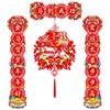 Flocking Cloth 2026 Horse Year Door Couplets Magnetic Couplets  Lunar New Year Gift