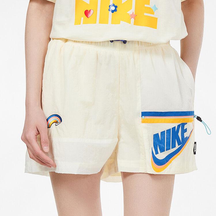 New Nike Women's Nsw Icon Clash Short Off White DJ5376-111