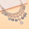 Bohemian Style Coin Necklace Versatile Ethnic Charms Necklace Statement Necklace  For Women