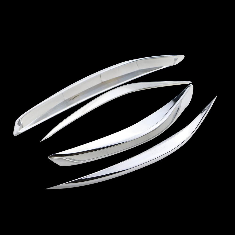 

Для Ford New Fiesta MK7 2014 2015 2016 Накладки на передние противотуманные фары, Декоративная рамка для ламп, Наклейка-крышка для противотуманных фар, Аксессуары серебряный