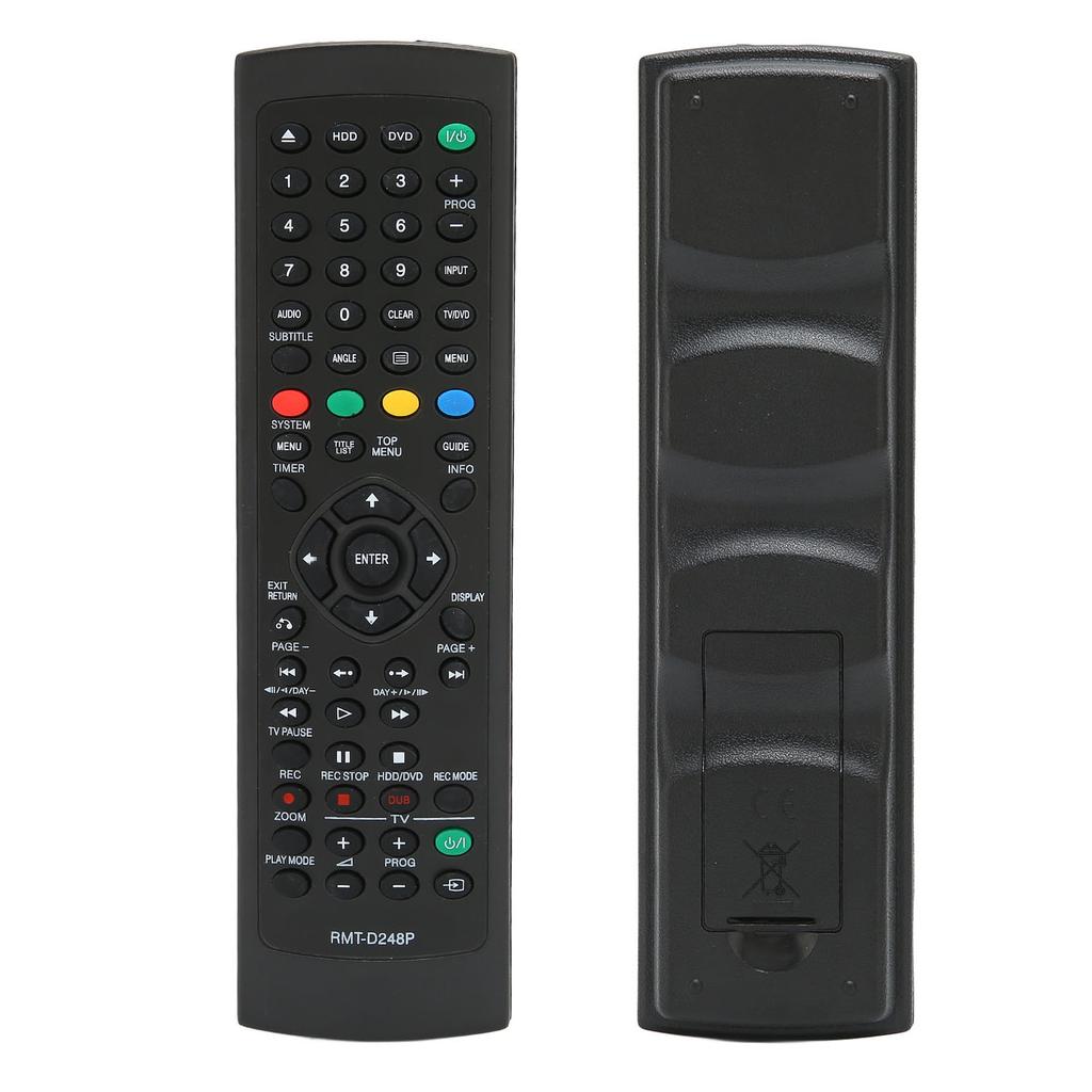 Remote Control Multi Functional Replacement DVD HDD Recorder Remote for RMTD248P