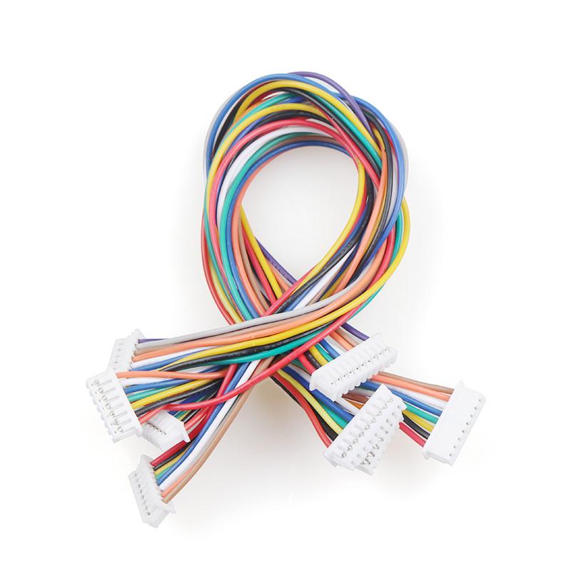 10Pcs/lot Micro JST 1.25mm Wire Connector Pitch 1.25mm 2P 3P 4P 5P 6P 7P 8P-12Pin Female to Female Plug Same / Reverse Direction