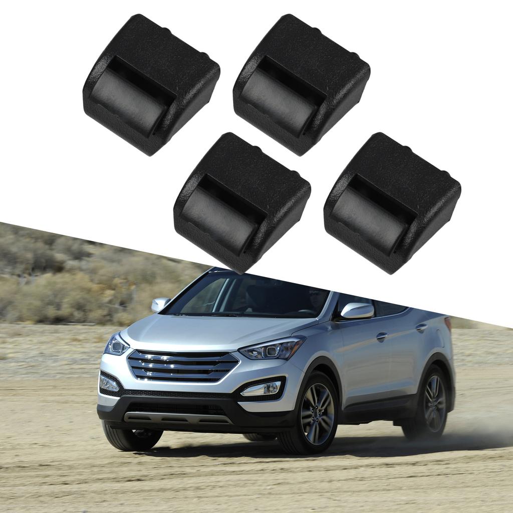 As Shown Curtain Hooks Rear Sunshade Curtain Hooks Sunshade Auto Accessories Practical Curtain Accessories 4 Piece Set