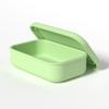 Silicone Ice Cube Tray with Lid: 4-Grid Frozen Soup & Food Storage Box