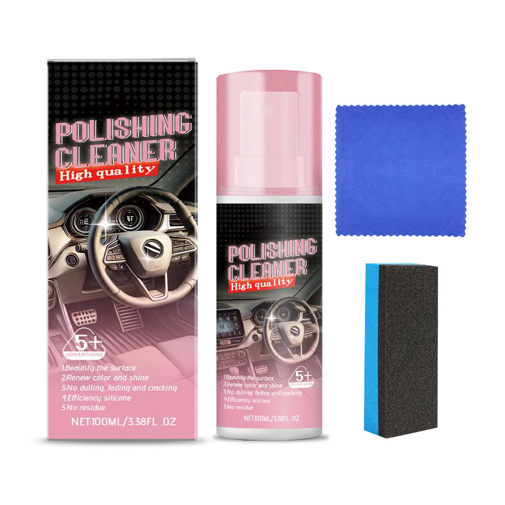 Easy To Use Auto Interior Restoration Tool Upgrades Car Interior Maintenance for Cleaning & Brightening Leather Surfaces