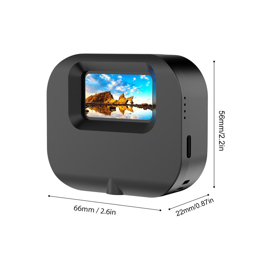 1080P Mini Sports Camera Tiny Action Camera with 1.47 Inch IPS Screen 130 Degrees  Wide Angle Lens with Battery