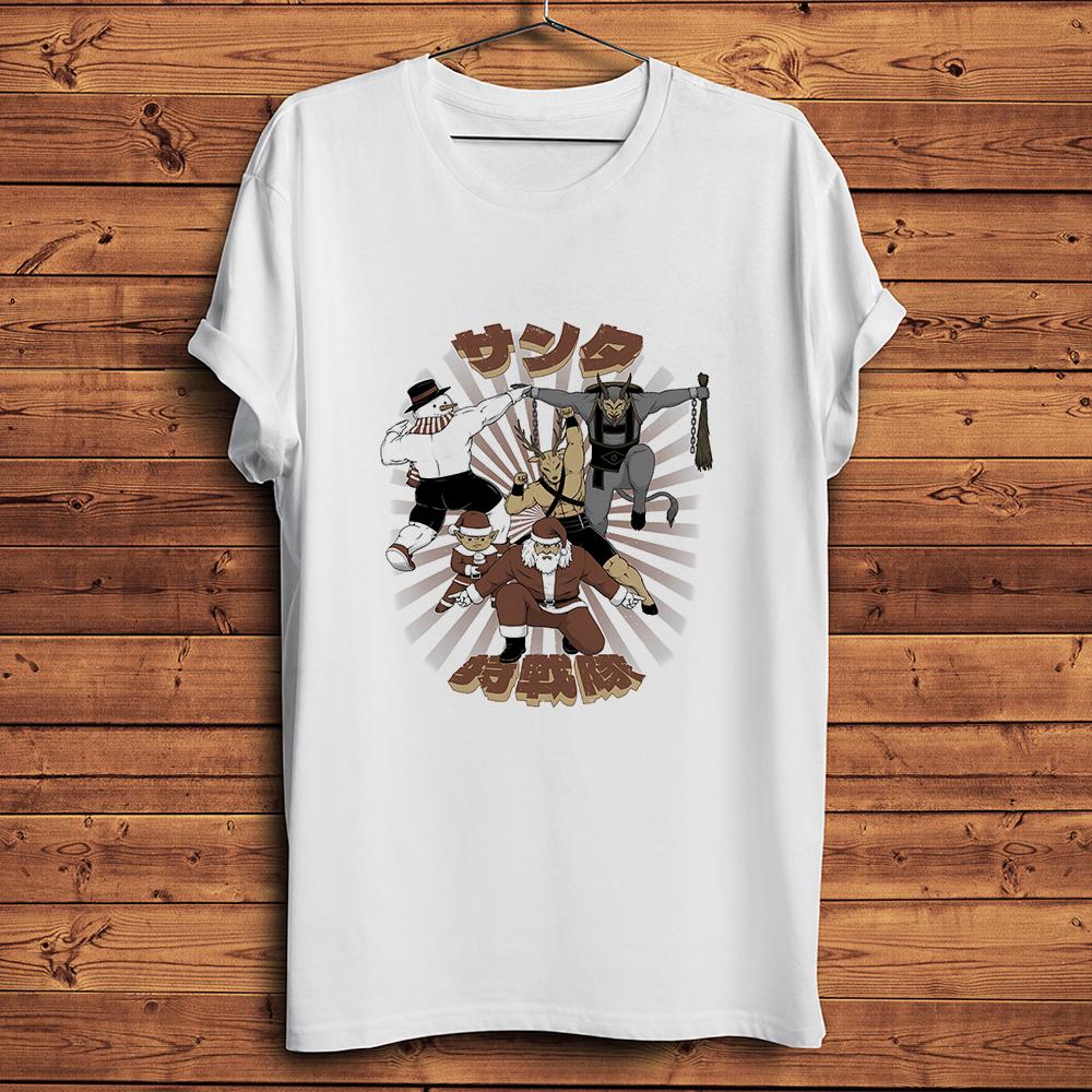 Christmas Santa Claus Team Funny Xmas Vintage Tshirt Unisex Casual Short Sleeve Unisex White TShirtNocracking Breathable Print S
