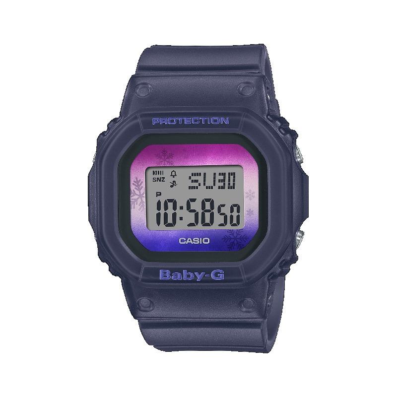 

Casio Baby-G Women s Resin 200M Water Resistant Shock Resistant Alarm Quartz Watch BGD-560WL-2 синий
