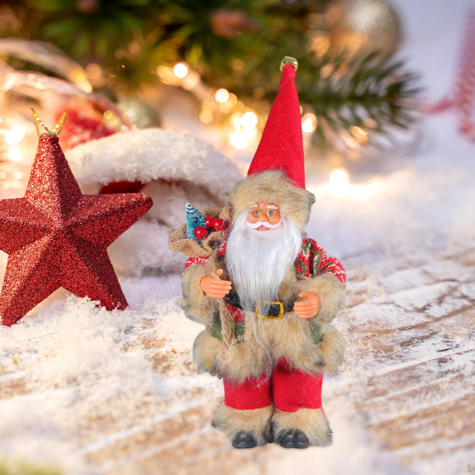 

Праздничное украшение для стола Санта-Клауса для дома и офиса Red