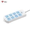 BULL 8-Outlet Master Control Overload Protection Power Strip