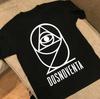 New Men DOS Eye Print T Shirts Summer Pure Cotton Short Sleeve Breathable Fashion Personality Tee Streetwear Unseix Summer Tee