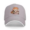 Baseball Caps Kawaii Red Panda Eating RaUnisex Noodles Fans Support Customized Unisex Women Casual Summer Hats