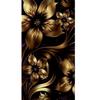 5D DIY Diamond Painting Golden And Black Lily Flowers Diamond Art Full Drill Cross Stitch Kit Large Size Arts and Crafts Decor U3