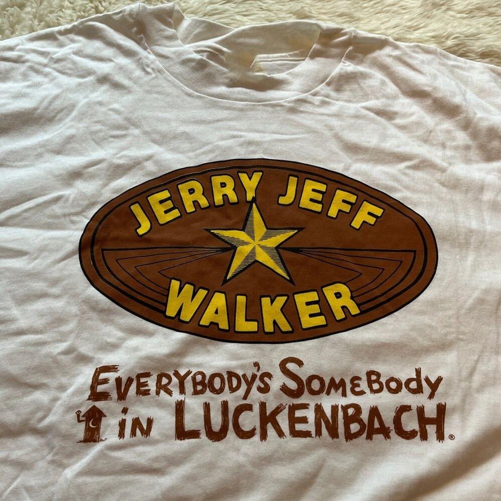 

Vintage Jerry Jeff Walker Cotton Men S235XL TShirt 20D1892 Unisex T-Shirt XXXXL