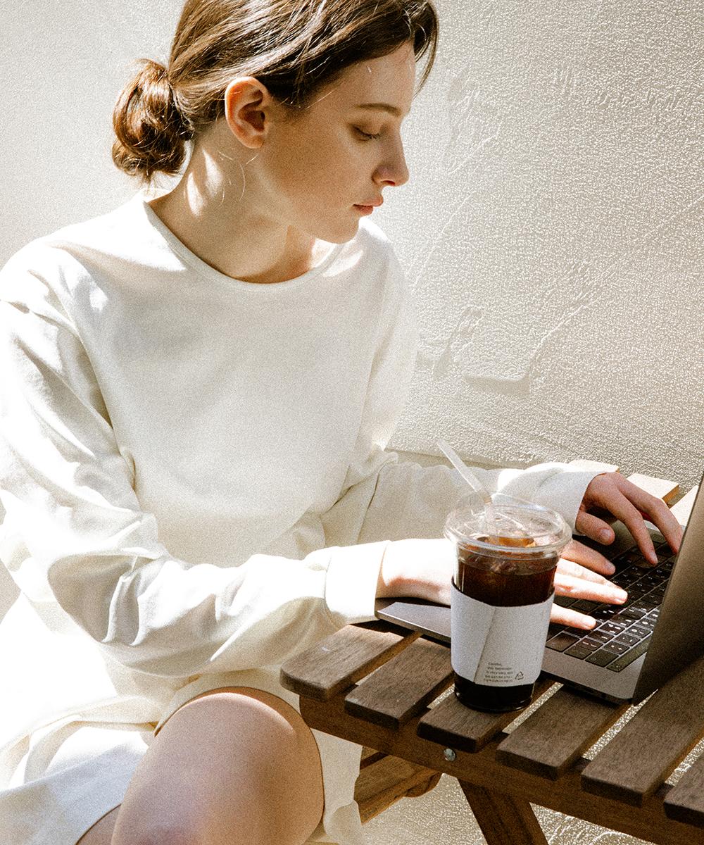 Noing Basic Long Sleeve T-Shirt (Butter) Butter