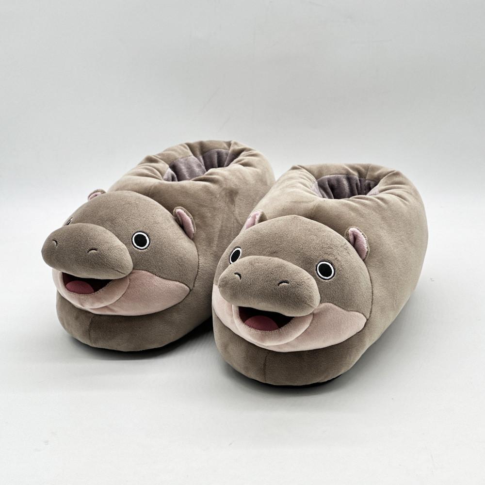 Plush Deng Moo Backpack Stylish Simple Warm Slippers Cartoon Pendant Cartoon