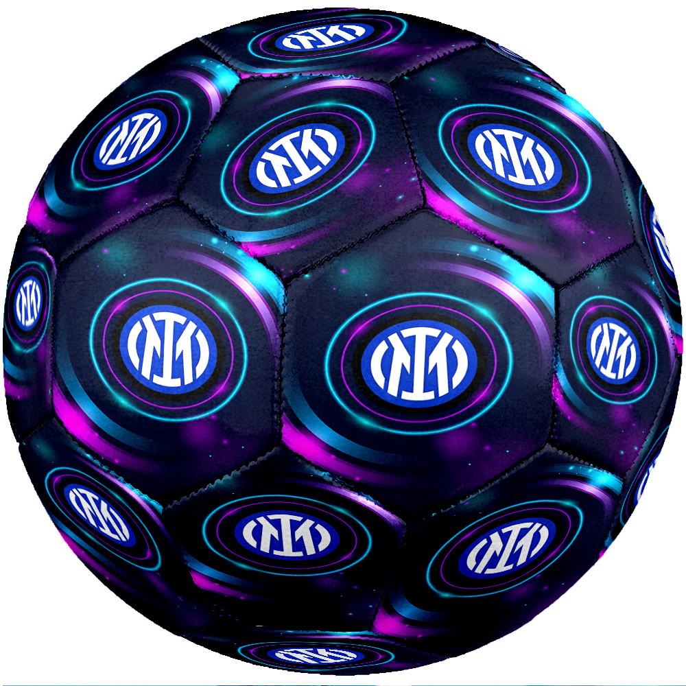 Pallone da Calcio da Partita Misura 5 Tema Inter Milan Professionale per Esterno Morbido al Tocco Pallone da Allenamento