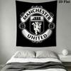 Man Utd Wall Hanging Printed Fabric Blanket Decorative Tapestries for Bedroom Living Room Home Decor
