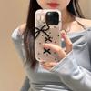 Bowknot Shaped Keychain Pendant Pearls Beaded Butterfly Knots Key Chain Fashionable Bows Ornament for Phones Bag Car Key