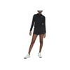 Nike Victory Solid Color Stand Collar Half Zip Quick Dry Long Sleeve T-Shirt Women Tops Black CV4698-010