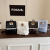 Schoolbag Korean Version Cartoon Bear Backpack Female 1011 New Niche High Sense Cute Fashion Trend Student Bag Female
