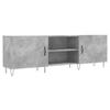 VidaXL Meuble TV gris béton 150x30x50 cm bois d'ingénierie 829096