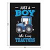 Just A Boy Who Loves Tractors Throw Blanket Stuffeds valentine gift ideas Hair Designers Blankets