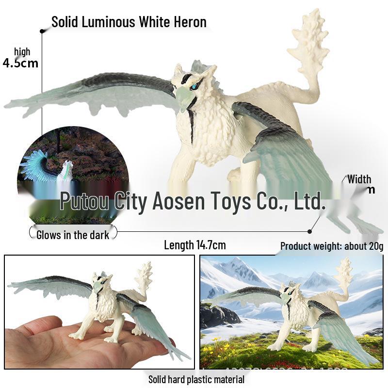 Kids Mythical Animal Figurines: Dragon, Phoenix, Mascot Ornaments