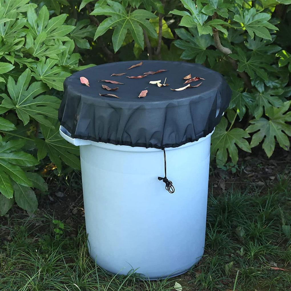 Outdoor Mesh Cover Rain Barrels Water Collection Gathering Filter Protection Tank Shade Net for Garden Balcony