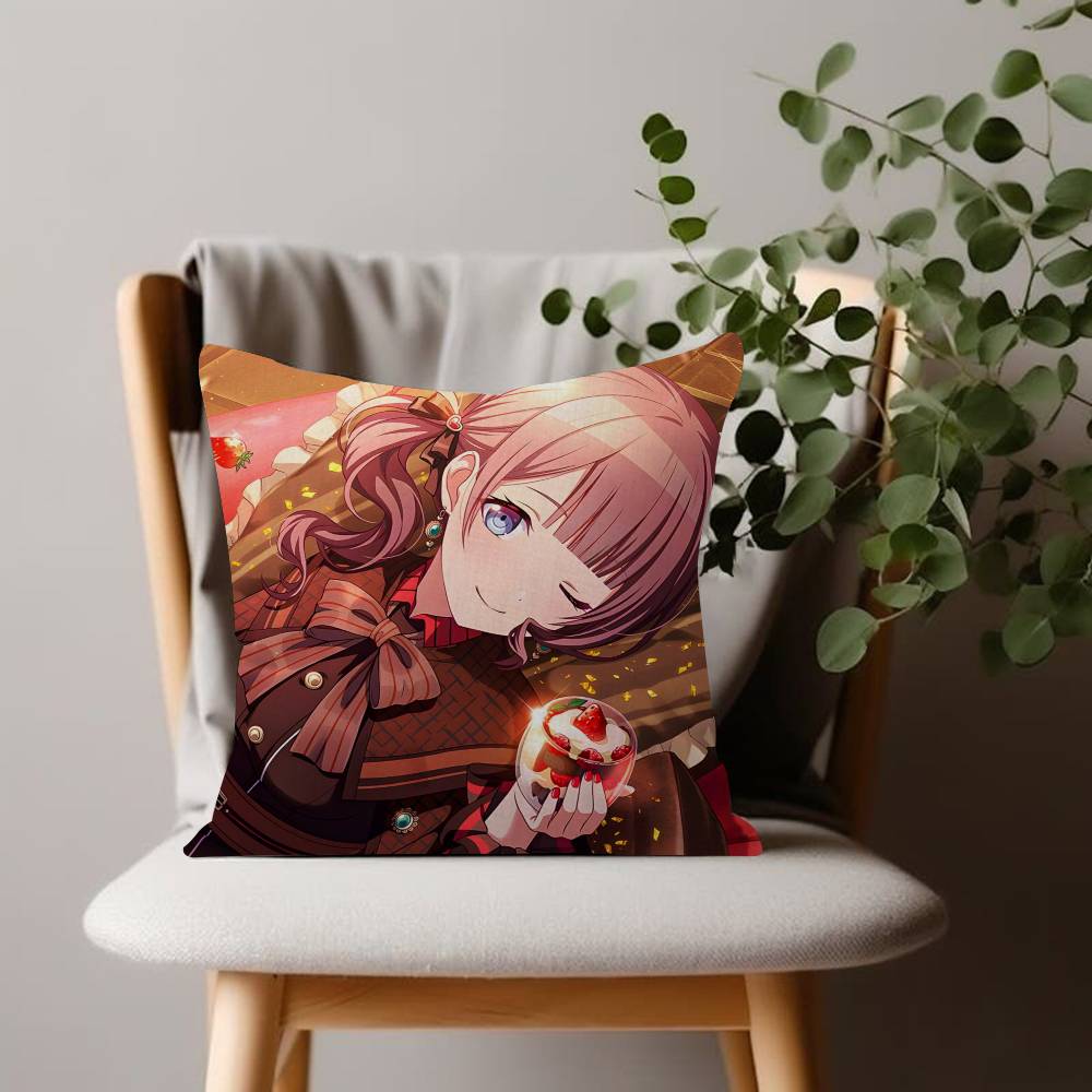 Mochizuki Honami Comfortable Soft Pillow Case for Sofa Living Room Home Office Decor Protective Covers
