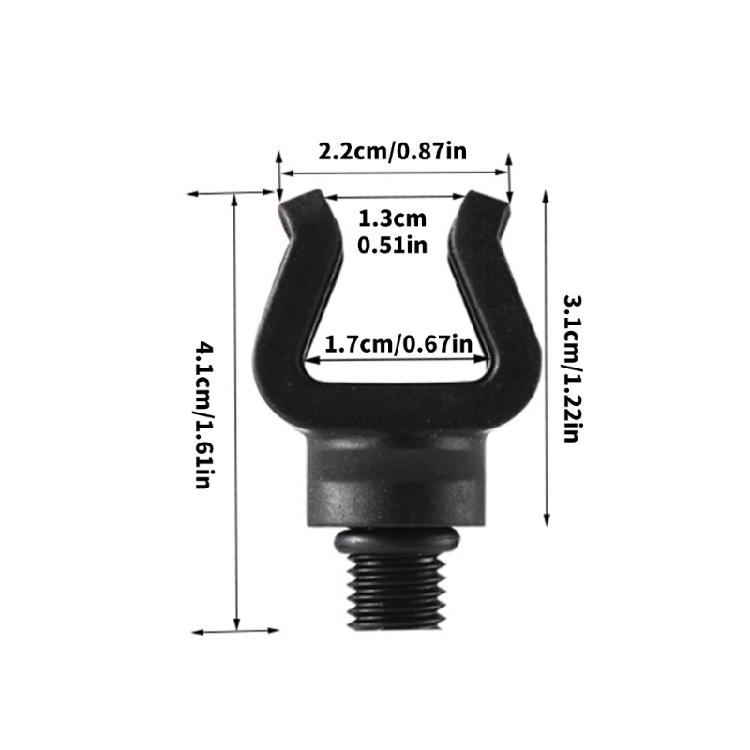 Antislip Rod Mounting Bracket Fishing Poles Mounting Bracket with Quick Assembly For Professional Fishing Activity