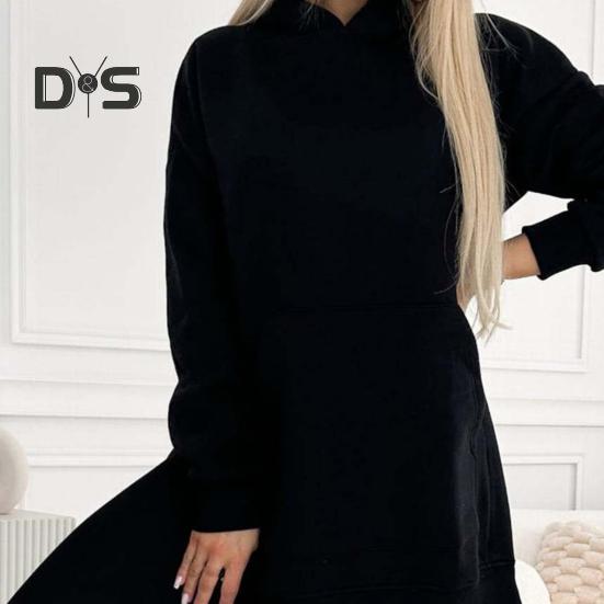 2 ks/sada Dámská souprava top a kalhoty Mikina s kapucí Dlouhý rukáv Lem s rozparky Mikina Stahovací pas Slim fit Kalhoty Sportovní fitness tepláková souprava Ležérní domácí oblečení Školní outfit