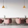 Lampa wisząca dekoracyjna 1xE27 23W IP20 – Złoty metal