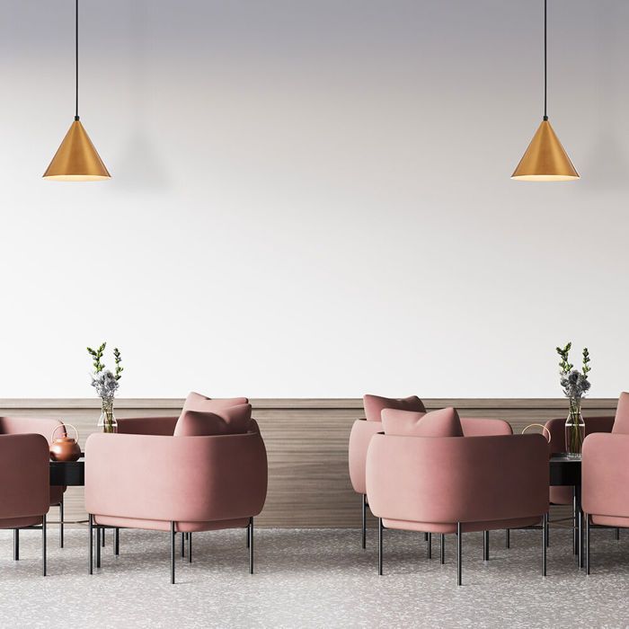 Lampa wisząca dekoracyjna 1xE27 23W IP20 – Złoty metal