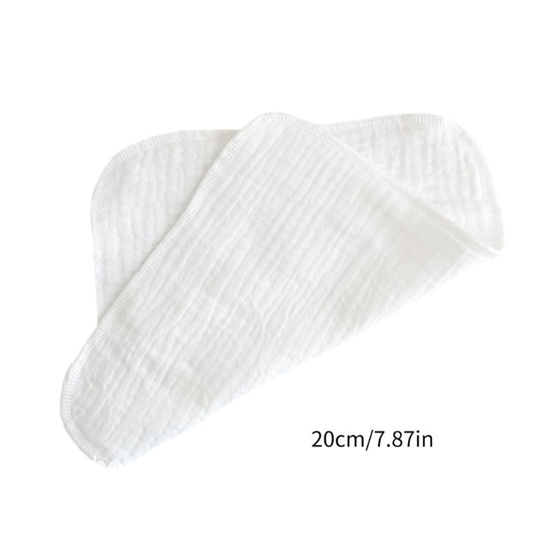 Nursing Towel for Newborn Toddler 4-Layers Cotton Wiping Towel Face Towel Muslin Washcloths Saliva Wipes Nursing Towel