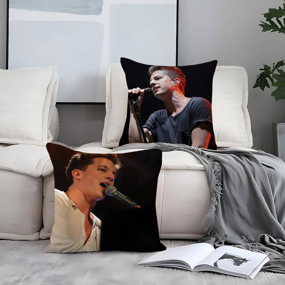 POP Singer-C-CharlieS Puth Pillow Case Removable Washable Cushion Cover – All-Season Soft Linen
