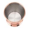 Wide Base Stability Stainless Steel Drinking Cup 400ml Beverage Cup Elegant Drinking Glass Home