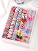 Princess Hair Accessories Set for Kids – Clips, Scrunchies & Claw Clips with Elastic Ties, Gift Box for Daily Wear