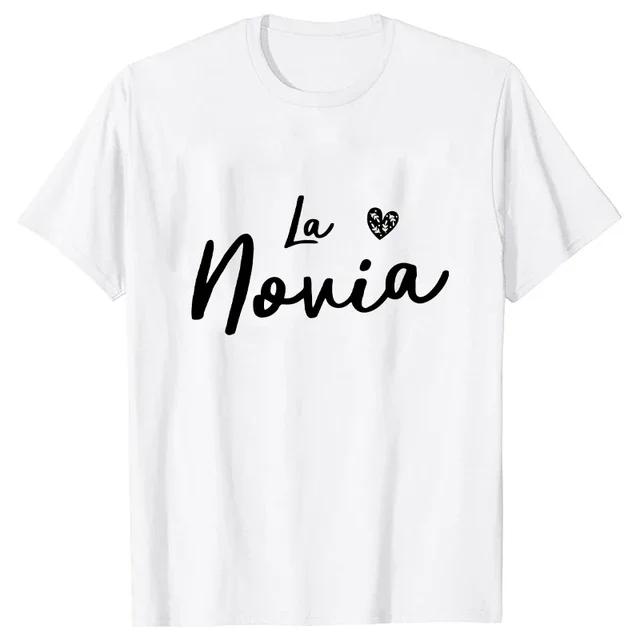 Team Bride Tshirt Spanish Girls Single Farewell Bachelorette Shirt Hen Party Tees Future Bride Squad Tshirt Bridal Wedding Tops