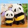 Panda Turned Cute Bee Plush Toy Cartoon Kid Sleep Accompany Girl Holiday Gift