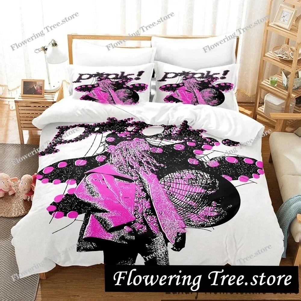 3D Print Young Thug Rapper Bedding Set Boys Girls Twin Queen King Size Duvet Cover Pillowcase Bed boys Adult Home Textileextile